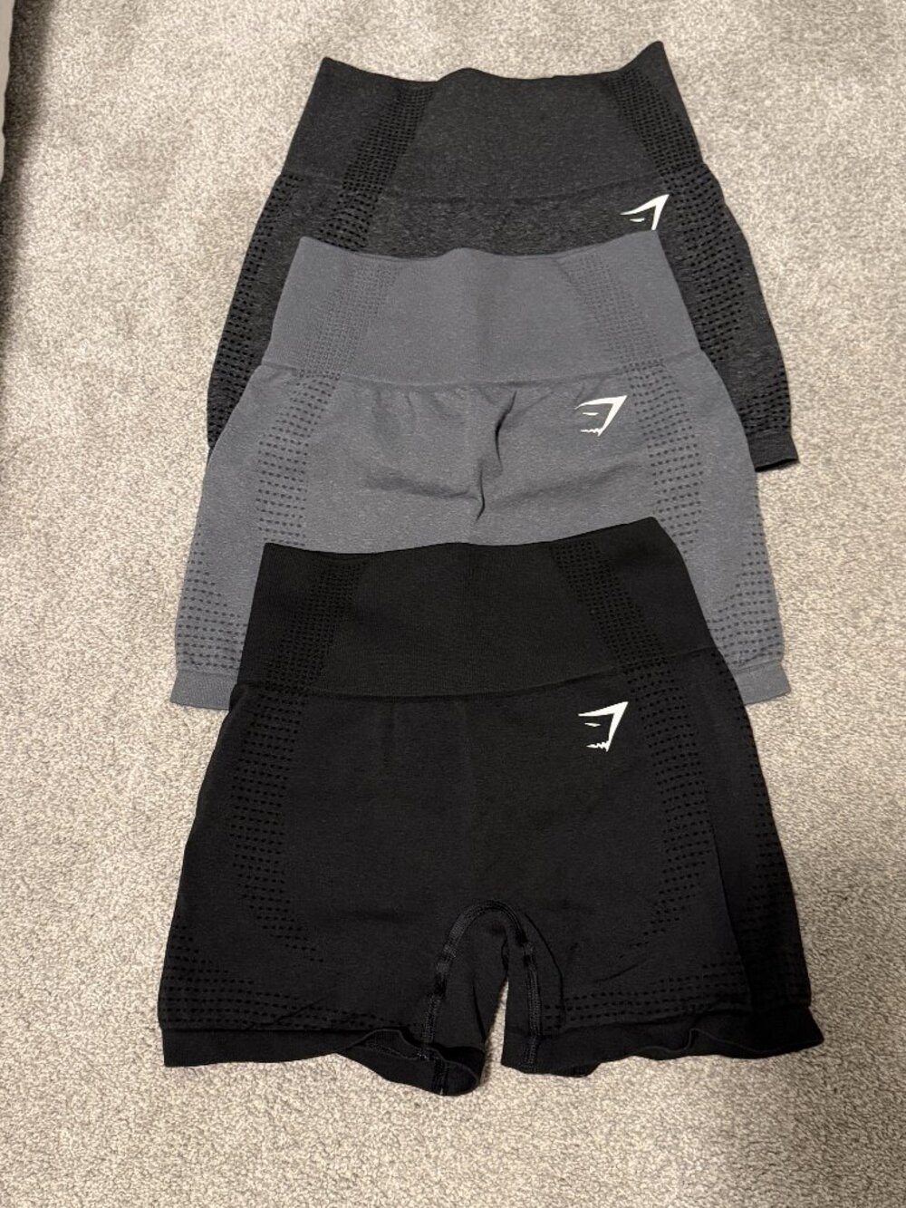 Gymshark Vital Seamless 2.0 Shorts (3 Pairs)